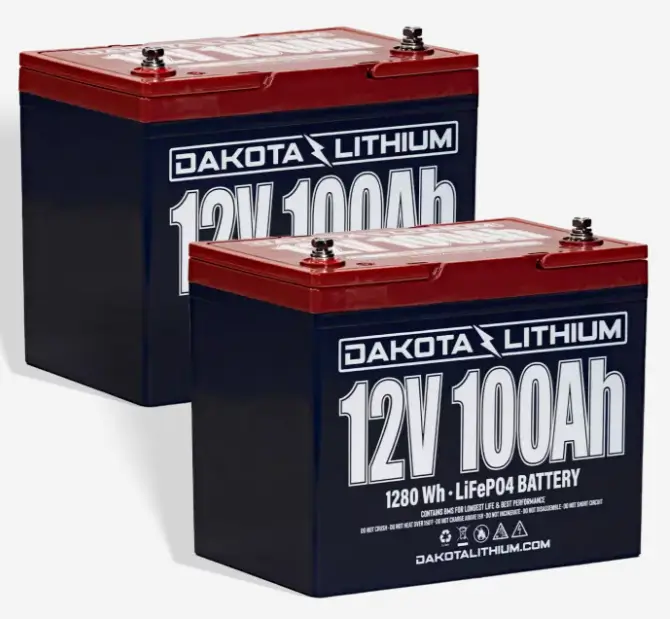 24V 100Ah Deep Cycle Trolling Motor Battery Set