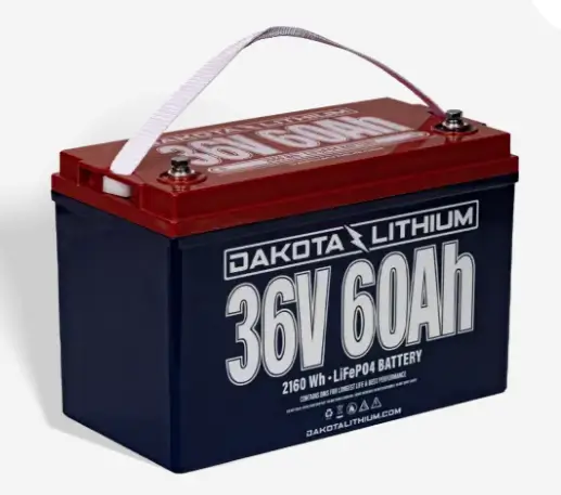 36V 60Ah LiFePO4 Golf Cart Battery