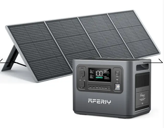 AFERIY P110 1200W Solar Generator Kit