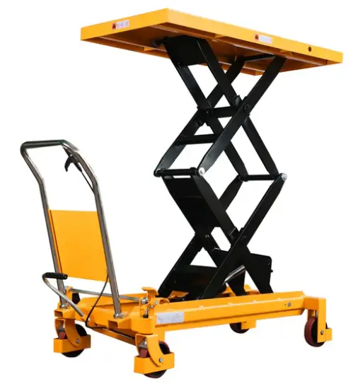 Double Scissors Lift Table 1760lbs. 59" Lifting Height A-2010