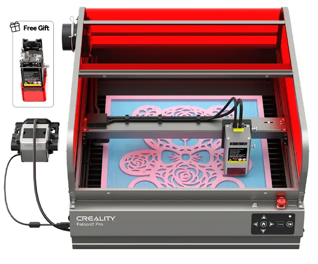 Falcon2 Pro 60W Enclosed Laser Cutter and Engraver