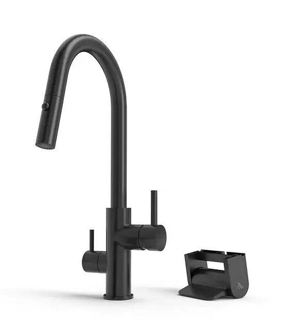 Konrad Foot Pedal Faucet / Matte Black
