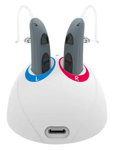 Long Life 8 CH Programmable Bluetooth Primo RA801 Lithium Rechargeable Hearing Aid