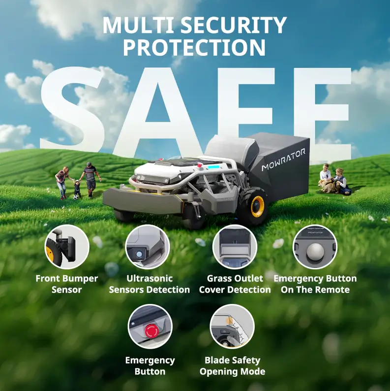 Mowrator S1 Remote Control Lawn Mower 2WD