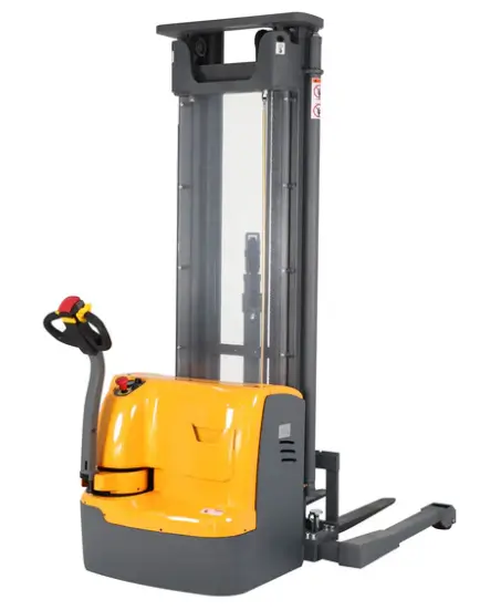 Powered Forklift Full Electric Walkie Stacker 3300 lbs Cap. 177"Lifting A-3029