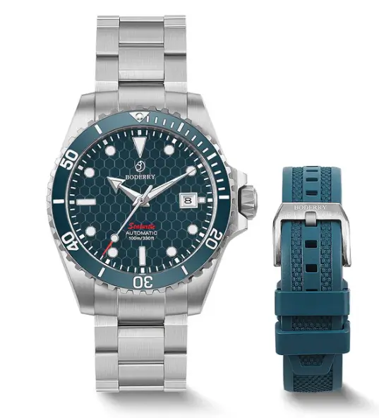 SEATURTLE.OCEAN TITANIUM Automatic Titanium Diver Watch - Arctic/Ti-bracelet
