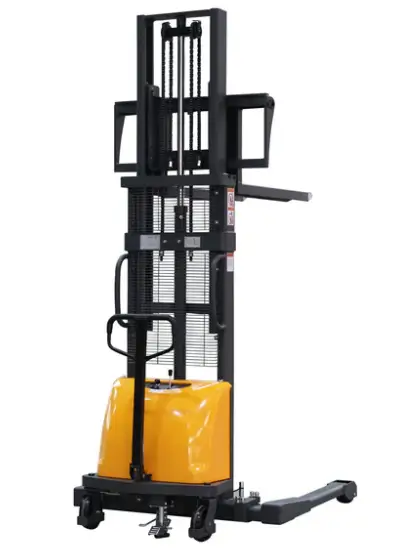 Semi-Electric Power Lift Straddle Stacker
